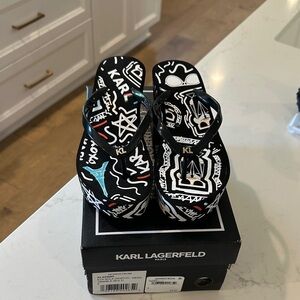 NWT Karl Lagerfeld Sandals